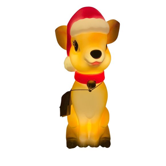 Holiday Time Reindeer Blow Mold Table Top Eleven Inch - Picture 14 of 15